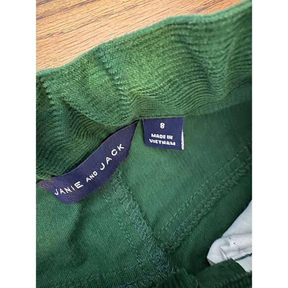 Janie & Jack Green Cords Trousers Boys Size 8 - Picture 2 of 5